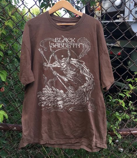 Vintage Black Sabbath Shirt, Retro 90s Black Sabbath Tee
