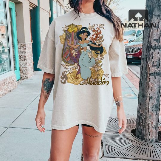 Vintage Princess Jasmine Alladin Shirt,Disney Character Shirt