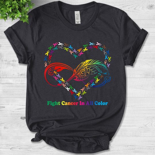 Cancer Sucks In Every Color shirt, Cancer Fighter Shirt