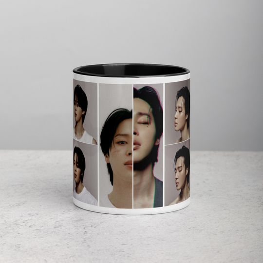 Park Jimin Face Album Photo Concept  Mug BTS Jiminie JM Mochi Ceramic Mug