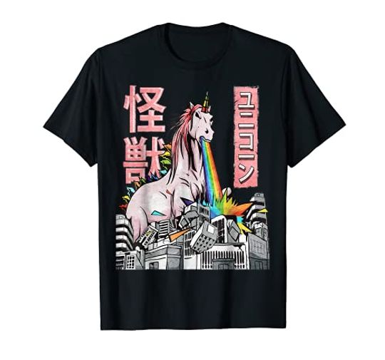 Kaiju Unicorn Japanese Monster Unicorn Anime Manga T-Shirt