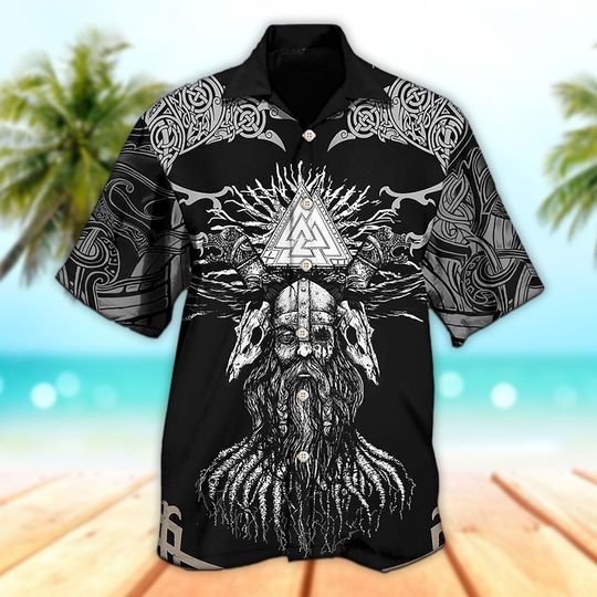 Unisex Viking Victory Life Hawaiian Shirt, Aloha Hawaiian Shirts