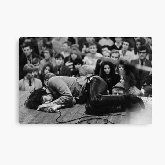 Jim Morrison on stage Canvas