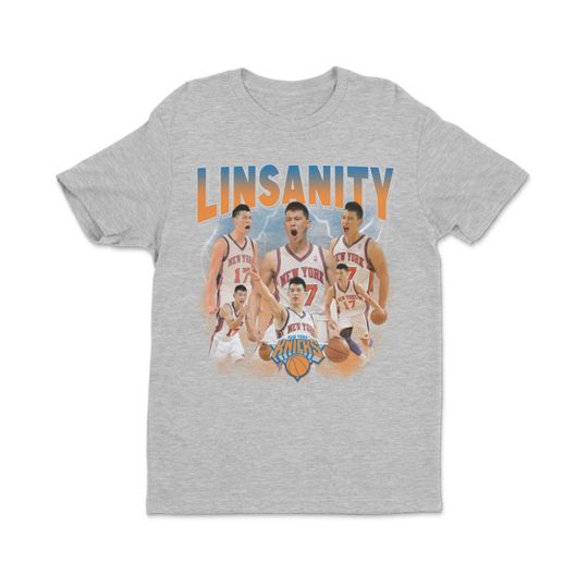 LINSANITY JEREMY Lin Graphic t Shirt 90s Bootleg