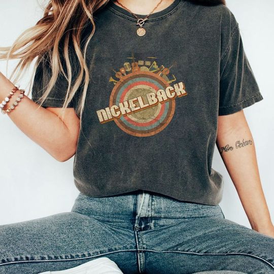 Tshirt Music Designs Vintage Retro - Nickelback T-shirt