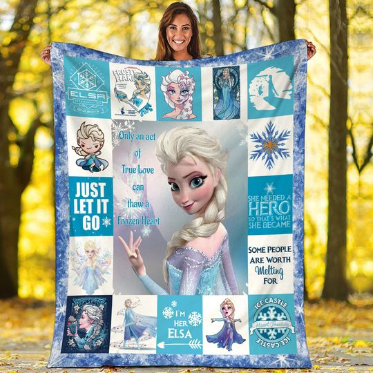 Disney Frozen Fleece Blanket, Frozen Elsa Throw Blanket