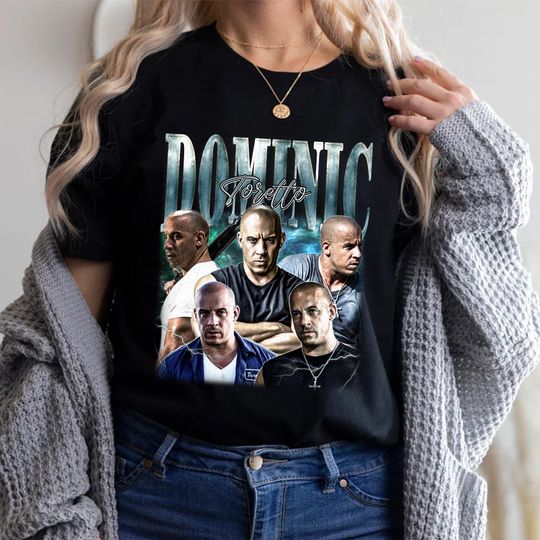 Dominic Toretto Vintage Unisex T-Shirt, Vintage Dominic Toretto T-Shirt