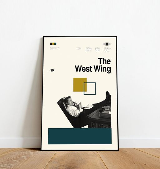 THE WEST WING - Retro Movie Poster
