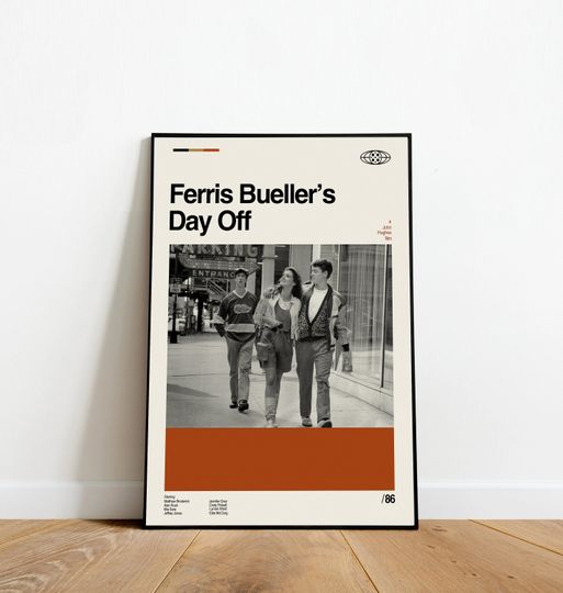 Ferris Bueller's Day Off - Retro Movie Poster