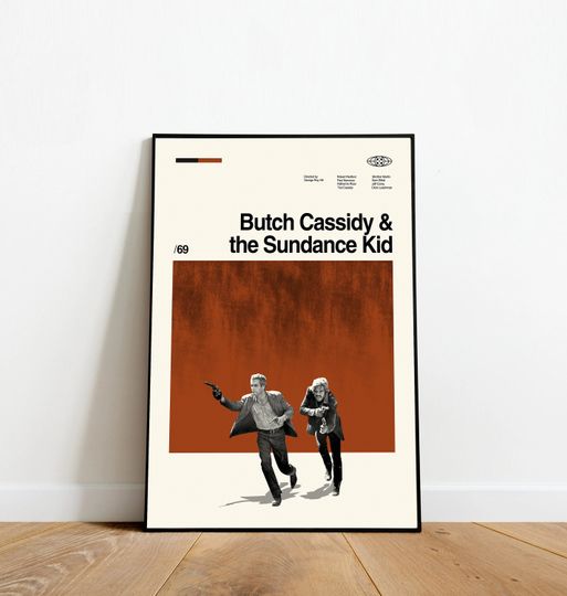 Butch Cassidy and the Sundance Kid (1969) - Vintage Poster