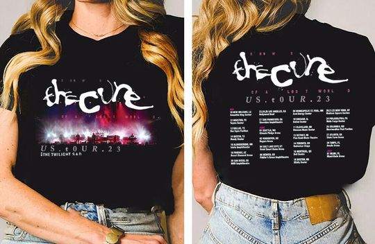 The Cure 2023 North American Tour T-shirt, The Cure Shows of a Lost World US Tour 2023 T-Shirt