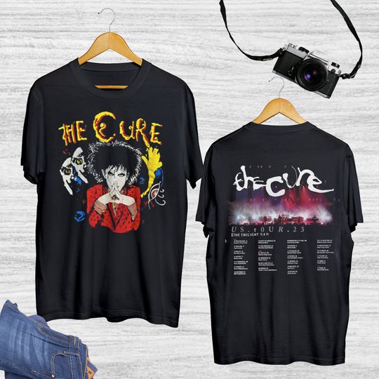 The Cure Band Tour Shirt, The Cure 2023 North American Tour T-Shirt
