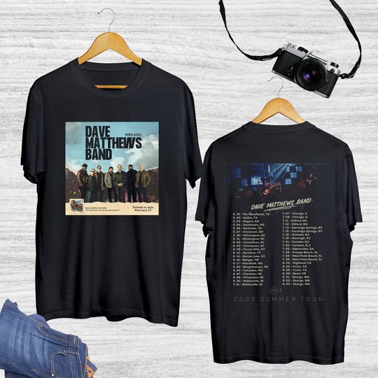 Dave Matthews Band 2023 Summer Tour Dave Matthews Band Concert T Shirt