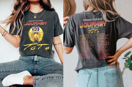 Journey 2023 Freedom Tour Shirt, 2023 Journey Tour, Journey Concert Tee