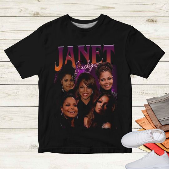 Miss Janet Jackson T-Shirt 2023 Shirt,  Janet Jackson Unisex Full Size S - 5XL, Janet Jackson Vintage Shirt, Janet Jackson Shirt Fan Gifts