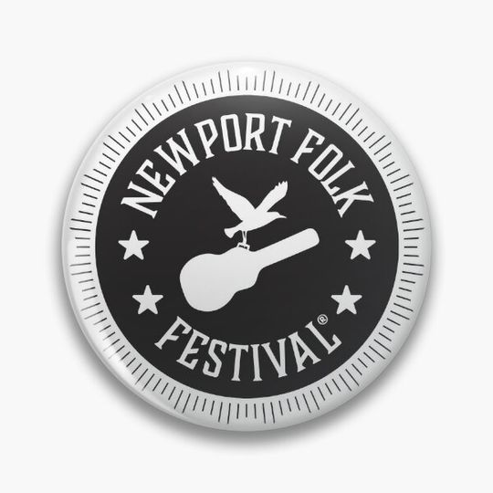 Newport Folk Festival Pin Button