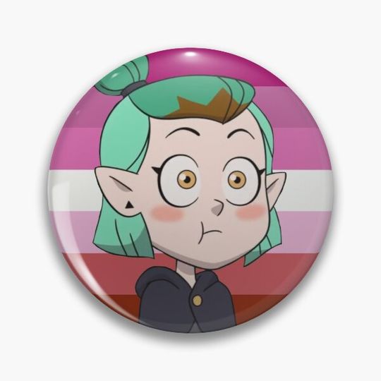 Lesbian Panic Amity Pin Button