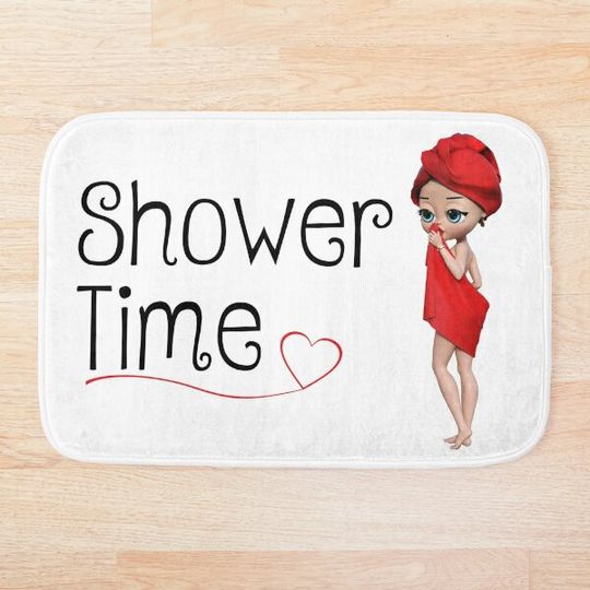 Betty Boop Shower Time Bath Mat