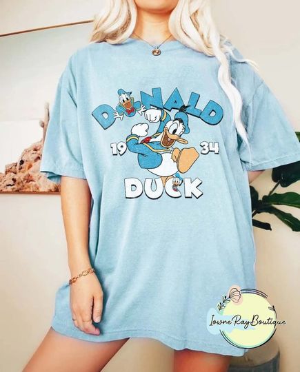 Retro Donald Duck Shirt, Duck Trip Shirt, Donald Duck est 1934 Shirt, Disney Vacation Shirt, Comfort Color Shirt