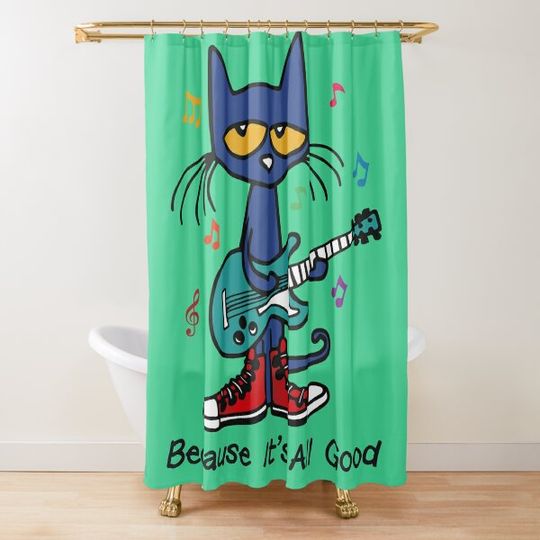 Pete the cat Shower Curtain