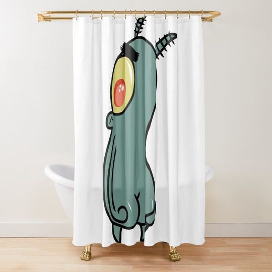 Big Booty Plankton Shower Curtain