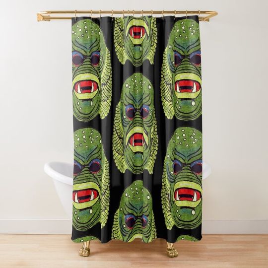 Creature from the Black Lagoon Shower Curtain