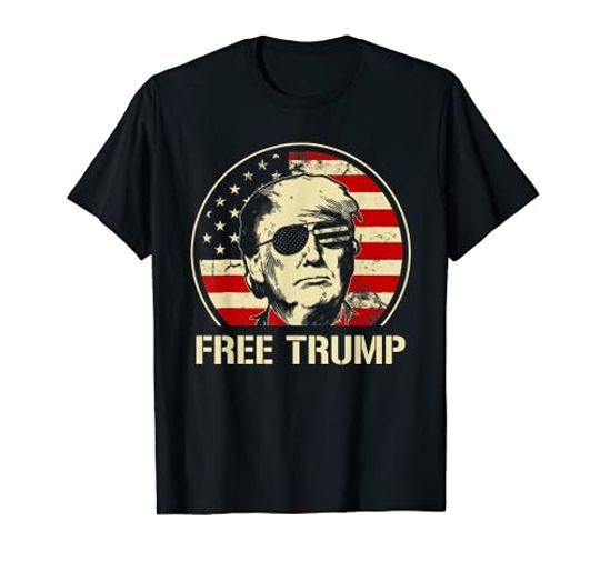 Free Trump 2024 Free Donald Trump Republican Supporter T-Shirt