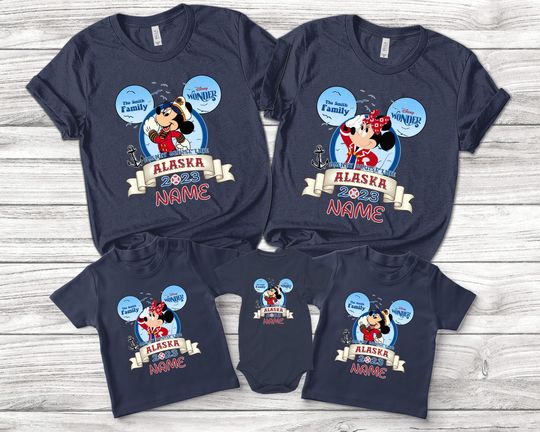 Personalized Disney Cruise Line Alaska 2023 Shirt