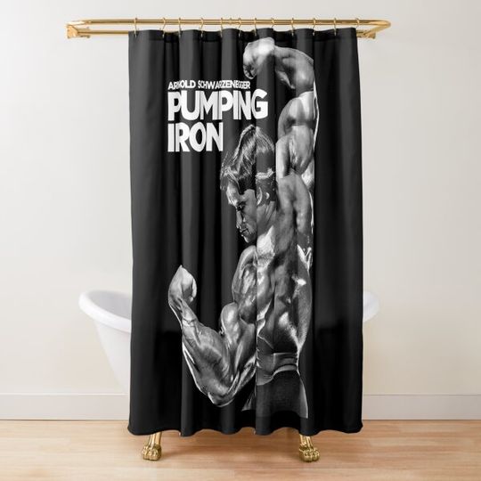 Arnold Schwarzenegger Classic Pumping Iron Shower Curtain