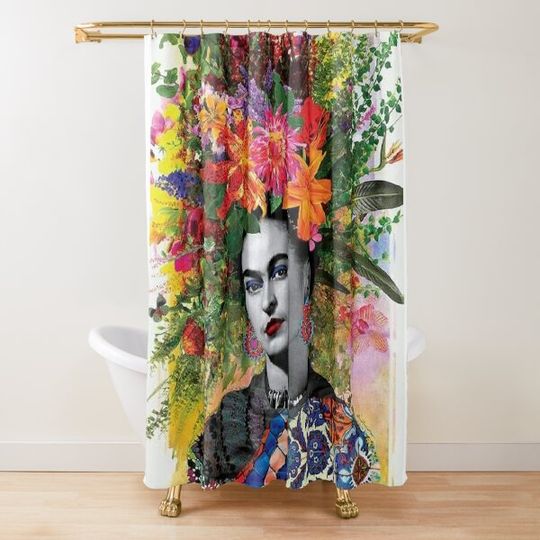 Frida Kahlo Art Shower Curtain