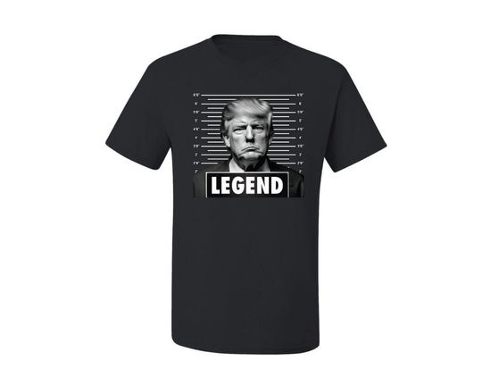 Trump Legend Mugshot Shirt, Take America Back T-shirt, Republican Shirt, Pro-Trump Supporter Tee