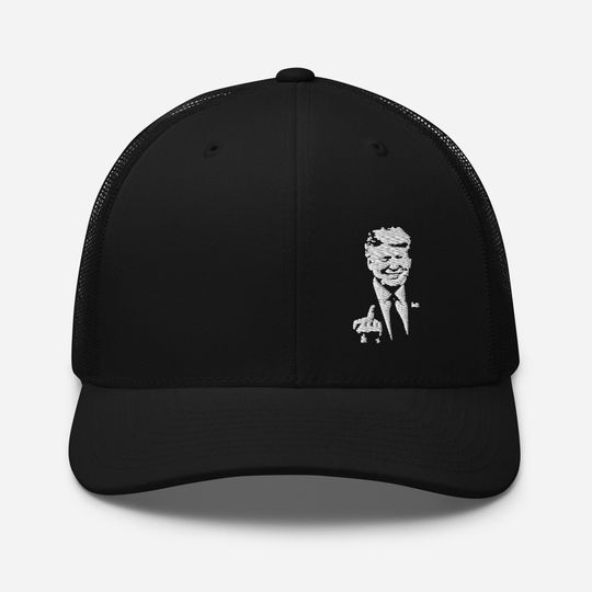 Trump Middle Finger Hat, Trump 2024 Snapback Cap, Trump