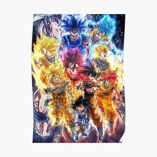 The Legacy of Son Goku II Premium Matte Vertical Poster