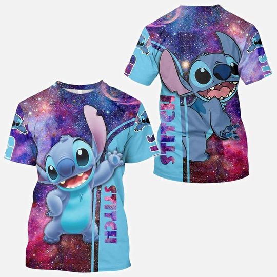 Cute Disney Stitch 3D T-shirt