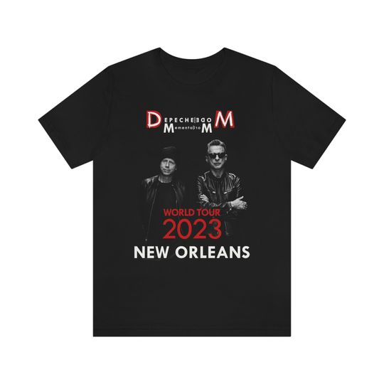 Depeche Mode Tour Shirt 2023, Memento Mori Depeche Mode World Tour Concert in New Orleans Shirt