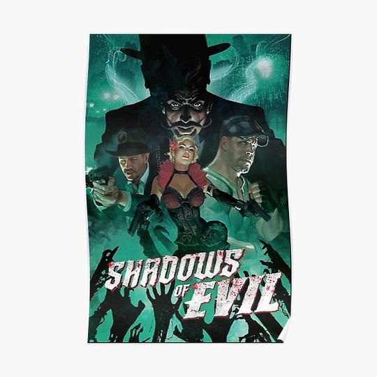 Shadows of evil Premium Matte Vertical Poster