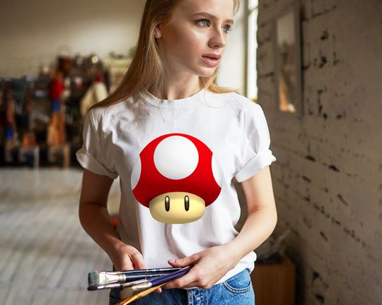 Super Mario Mushroom Toad Shirt