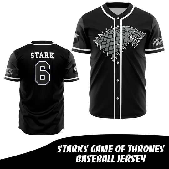 Starks Game of Thrones baseball jersey shirt - Jersey baseball