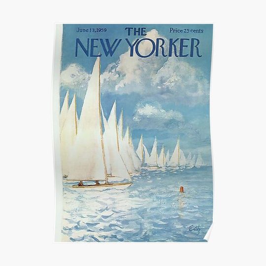 The New Yorker June 13 1959 Poster Premium Matte Vertical Poster