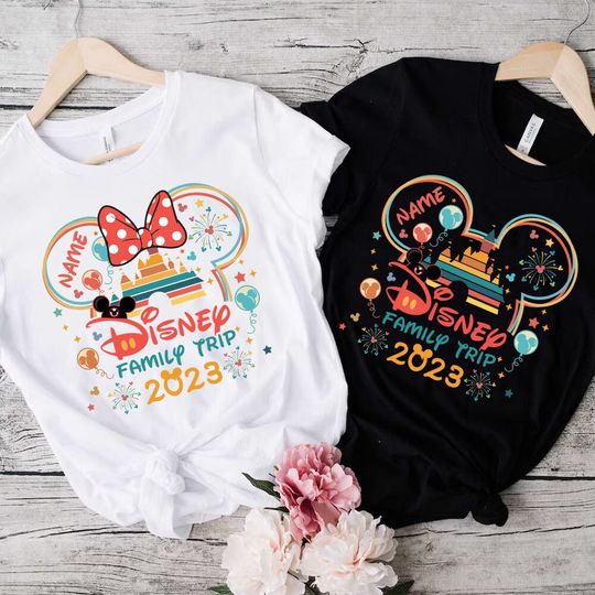 Personalized Disneyworld Family Shirts, Disneyland Family Vacation 2023 shirt, Disney Trip Shirt