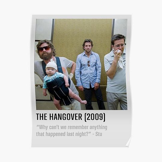 The Hangover Premium Matte Vertical Poster