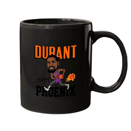 Kevin Durant Phoenix 90s Vintage Mugs, Durant Suns Mugs 2023 Unisex