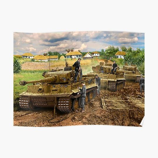 Panzer Tiger Premium Matte Vertical Poster
