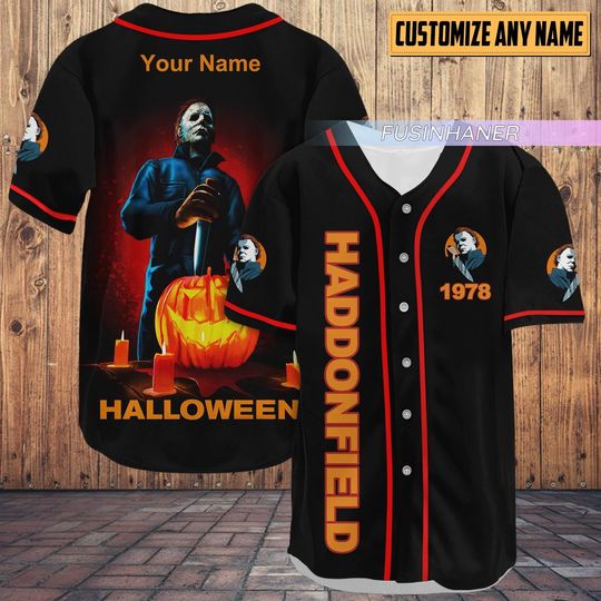 Personalized Michael Myers Jersey, Boogeyman Baseball Shirt