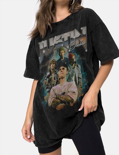 Justin Bieber Unisex T-Shirt, 90s Vintage Shirt