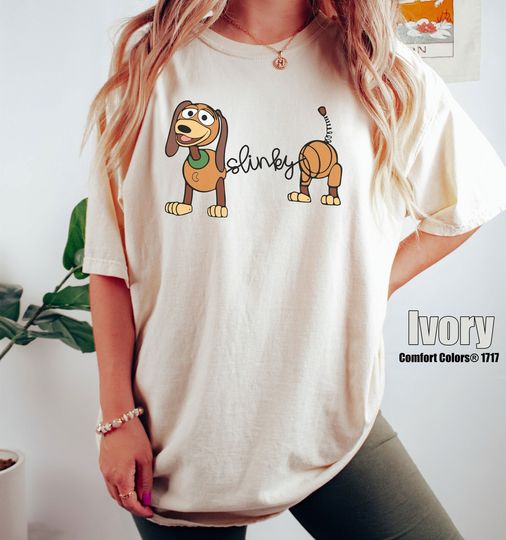 Slinky Dog Shirt, Toy Story Character T-Shirt, Disney Slinky Dog