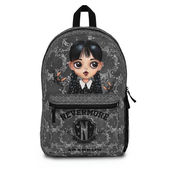 Wednesday Addams Nevermore Academy Jenna Ortega Backpack