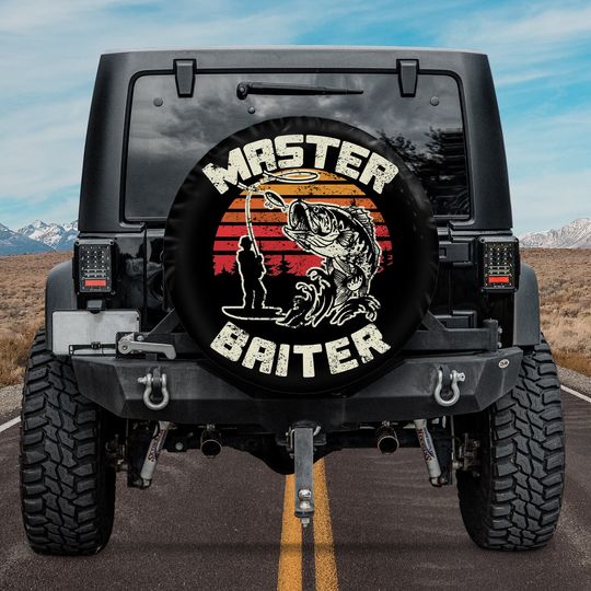 Master Baiter Spare Tire Cover Fishing With Or Without Camera Hole