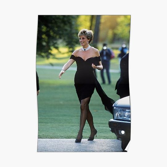 Diana, Princess of Wales, Revenge Dress Premium Matte Vertical Poster