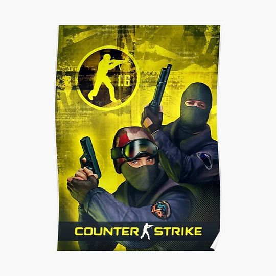 Counter Strike 1.6 Cover Premium Matte Vertical Poster